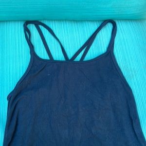 Sweaty Betty indigo yoga top L